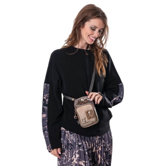 ANEKKE Mini Bolsa Tiracolo Real Smart Pack Taupe | Ref.  280.41783-907