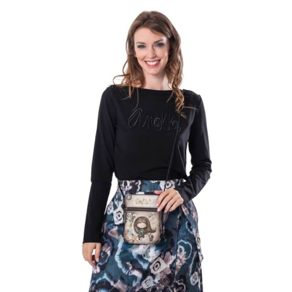 ANEKKE Mini Bolsa Tiracolo Real  Taupe | Ref. 280.41703-904 ANEKKE Mini Bolsa Tiracolo Real  Taupe | Ref. 280.41703-904