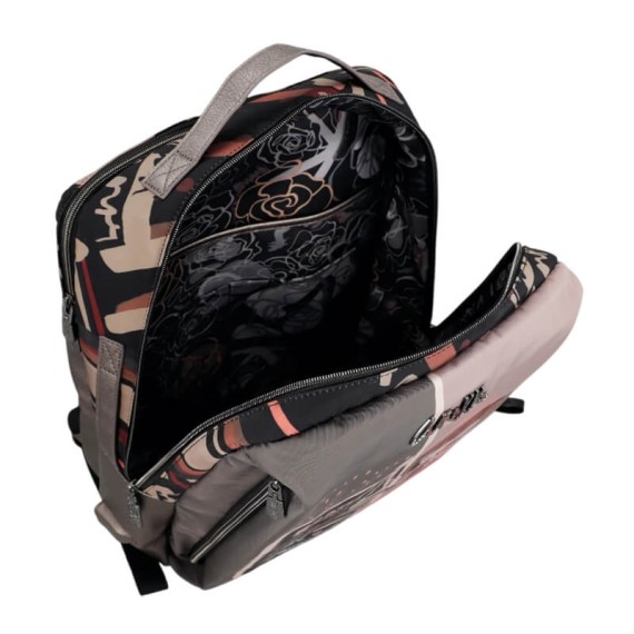 ANEKKE Mochila de Viagem Grande EasyJet Parisian Cinza | Ref. 280.41585-001
