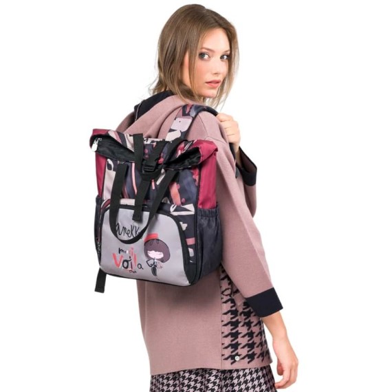 ANEKKE Mochila de Viagem Grande Mademoiselle Preta | Ref.  280.41585-021