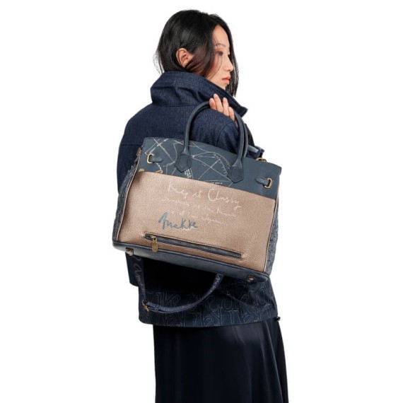 ANEKKE Pasta de Documentos Studio Azul | Ref. 280.41846-120