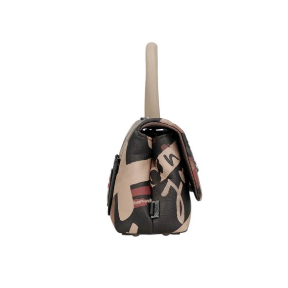 ANEKKE Bolsa de Mão Pequena c/ Tiracolo Parisian Preta | Ref. 280.41813-533