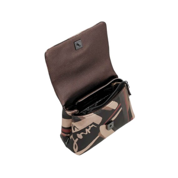 ANEKKE Bolsa de Mão Pequena c/ Tiracolo Parisian Preta | Ref. 280.41813-533