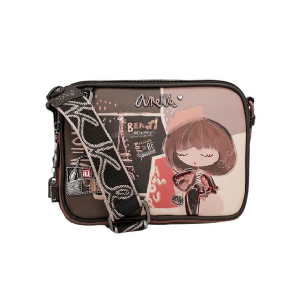 ANEKKE Bolsa de Tiracolo 2C Mademoiselle Preta | Ref. 280.41803-183