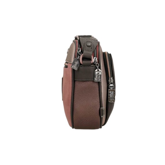 ANEKKE Bolsa de Tiracolo 2C Média Mademoiselle Preta | Ref. 280.41803-516