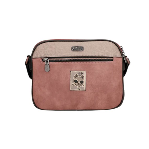 ANEKKE Bolsa de Tiracolo 2C Média Mademoiselle Preta | Ref. 280.41803-516