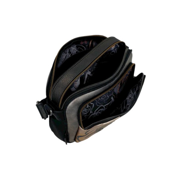 ANEKKE Bolsa de Tiracolo 2C Média Nature Koko Preta | Ref. 280.41863-516