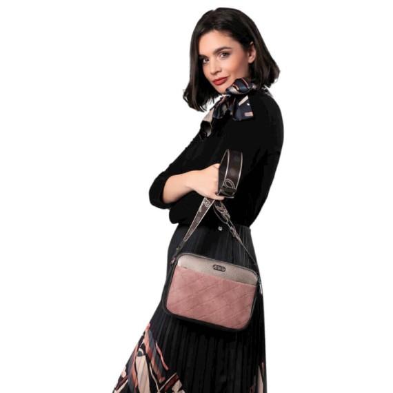 ANEKKE Bolsa de Tiracolo c/ Aba Parisian Preta | Ref. 280.41813-349