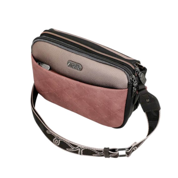 ANEKKE Bolsa de Tiracolo c/ Aba Parisian Preta | Ref. 280.41813-349