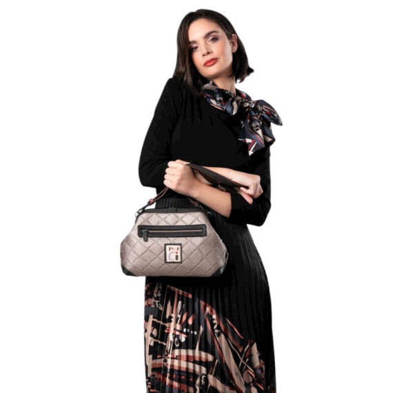 ANEKKE Bolsa de Tiracolo c/ Alça Ombro Parisian Castanha | Ref. 280.41813-297