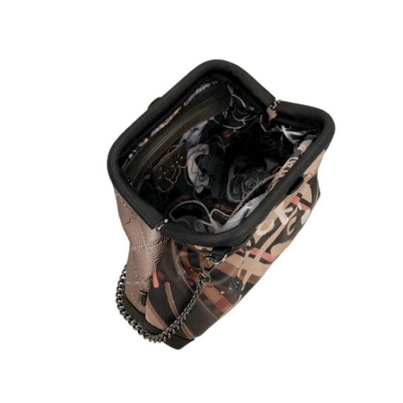 ANEKKE Bolsa de Tiracolo c/ Alça Ombro Parisian Castanha | Ref. 280.41813-297