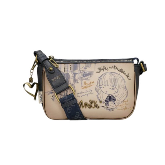 ANEKKE Bolsa de Tiracolo Pequena Studio Azul | Ref. 280.41843-023