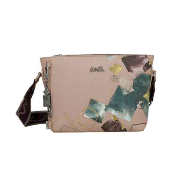 ANEKKE Bolsa de Tiracolo Quadrada Evolution Bege | Ref. 280.41773-538 ANEKKE Bolsa de Tiracolo Quadrada Evolution Bege | Ref. 280.41773-538