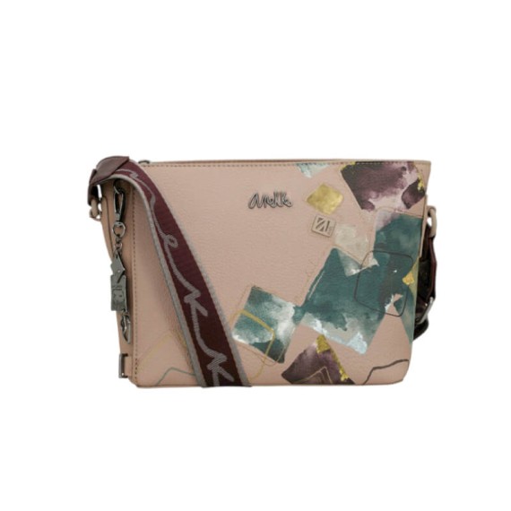 ANEKKE Bolsa de Tiracolo Quadrada Evolution Bege | Ref. 280.41773-538 ANEKKE Bolsa de Tiracolo Quadrada Evolution Bege | Ref. 280.41773-538