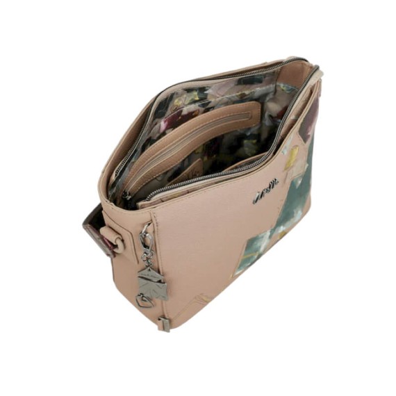 ANEKKE Bolsa de Tiracolo Quadrada Evolution Bege | Ref. 280.41773-538 ANEKKE Bolsa de Tiracolo Quadrada Evolution Bege | Ref. 280.41773-538