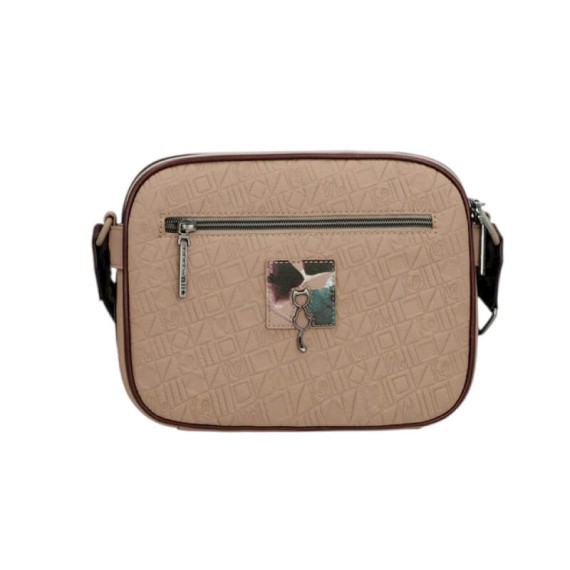 ANEKKE Bolsa de Tiracolo Tripla Evolution Bege | Ref. 280.41773-188
