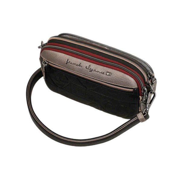 ANEKKE Bolsa Tiracolo 2C Pequena Mademoiselle Preta | Ref. 280.41803-445