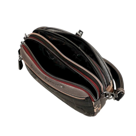 ANEKKE Bolsa Tiracolo 2C Pequena Mademoiselle Preta | Ref. 280.41803-445