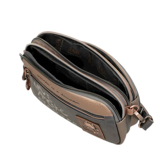 ANEKKE Bolsa Tiracolo 2C Pequena Real Smart Pack Bege | Ref. 280.41783-445