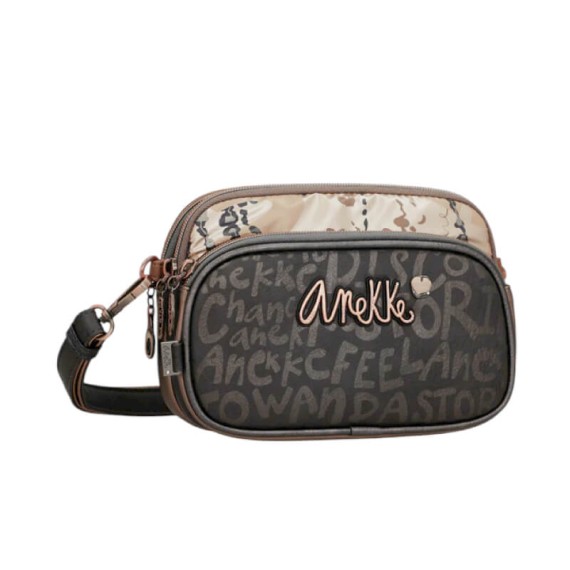 ANEKKE Bolsa Tiracolo 2C Pequena Real Smart Pack Bege | Ref. 280.41783-445