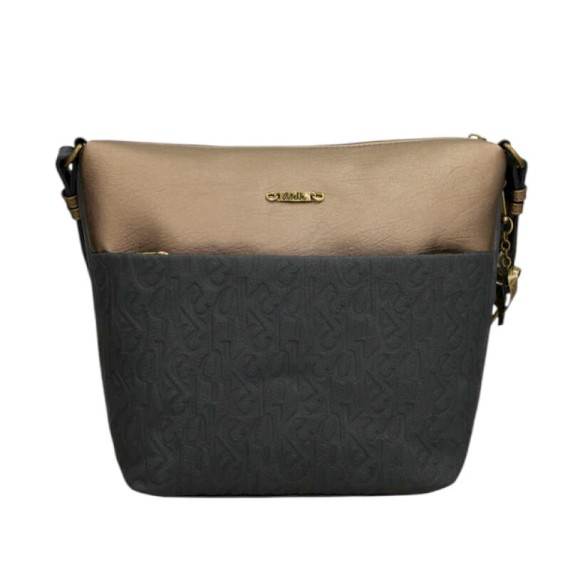 ANEKKE Bolsa Tiracolo Grande c/ Bolso Frontal Studio Azul | Ref. 280.41843-248