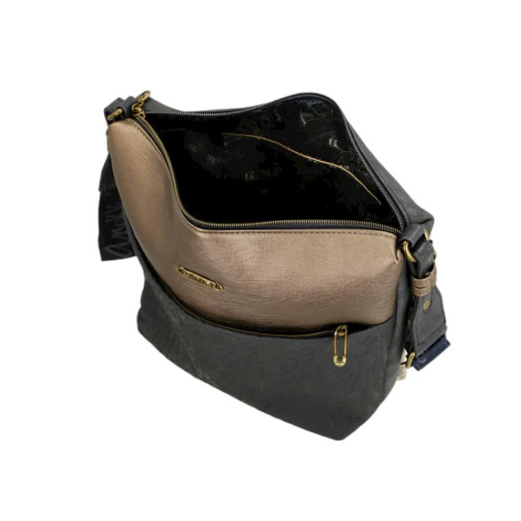 ANEKKE Bolsa Tiracolo Grande c/ Bolso Frontal Studio Azul | Ref. 280.41843-248