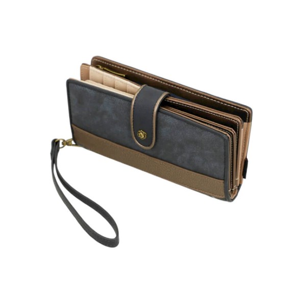 ANEKKE Carteira de Senhora Grande RFID Boutique Azul | Ref. 280.41859-901