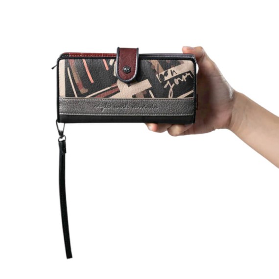 ANEKKE Carteira de Senhora Grande RFID Mademoiselle Preta | Ref. 280.41809-901