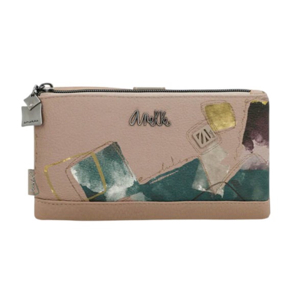 ANEKKE Carteira Grande Flexível RFID Evolution Bege | Ref. 280.41779-906 ANEKKE Carteira Grande Flexível RFID Evolution Bege | Ref. 280.41779-906