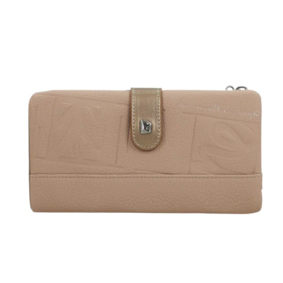 ANEKKE Carteira Grande Flexível RFID Evolution Bege | Ref. 280.41779-906 ANEKKE Carteira Grande Flexível RFID Evolution Bege | Ref. 280.41779-906