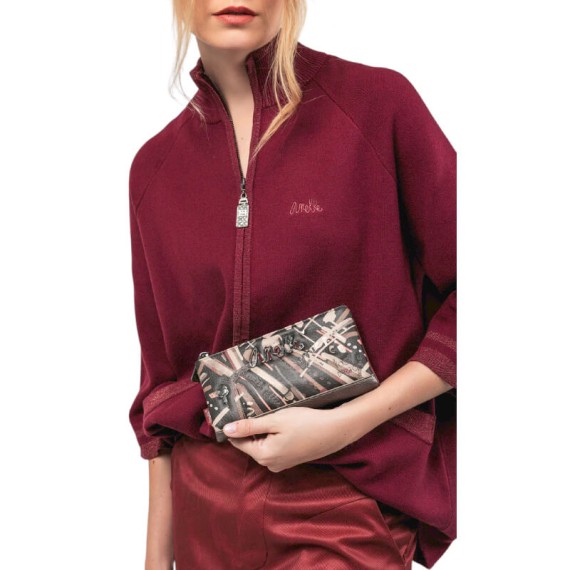 ANEKKE Carteira Grande Flexível RFID Parisian Preta | Ref. 280.41819-906