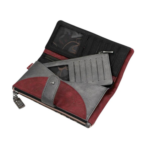 ANEKKE Carteira Grande Flexível RFID Parisian Preta | Ref. 280.41819-906