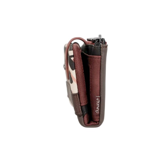 ANEKKE Carteira Grande RFID Mademoiselle Castanha | Ref. 280.41809-907