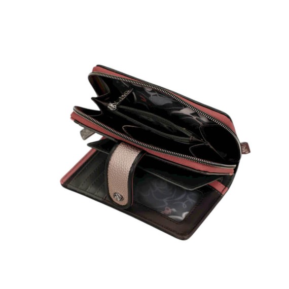 ANEKKE Carteira Média c/ Presilha RFID Mademoiselle Preta | Ref. 280.41809-909