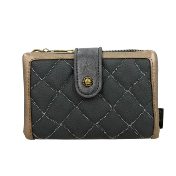 ANEKKE Carteira Média Flexível RFID Boutique Azul | Ref. 280.41859-912