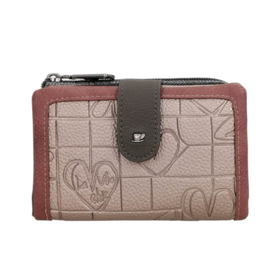 ANEKKE Carteira Média Flexível RFID Mademoiselle Castanha | Ref. 280.41809-912