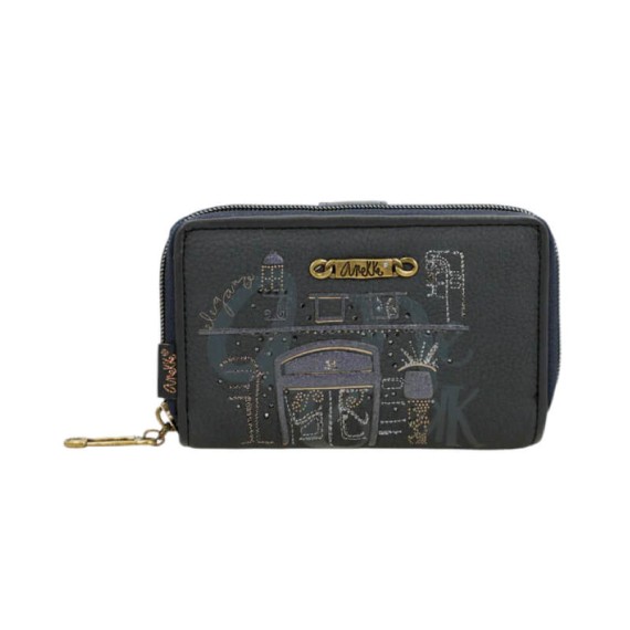 ANEKKE Carteira Média RFID Boutique Azul | Ref. 280.41859-909