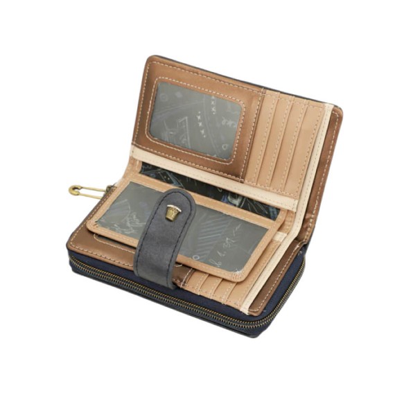 ANEKKE Carteira Média RFID Boutique Azul | Ref. 280.41859-909