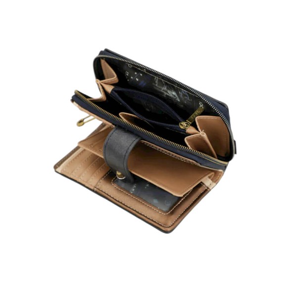 ANEKKE Carteira Média RFID Boutique Azul | Ref. 280.41859-909