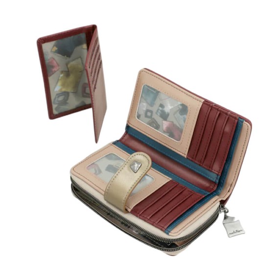 ANEKKE Carteira Média RFID Evolution Bege | Ref. 280.41779-909