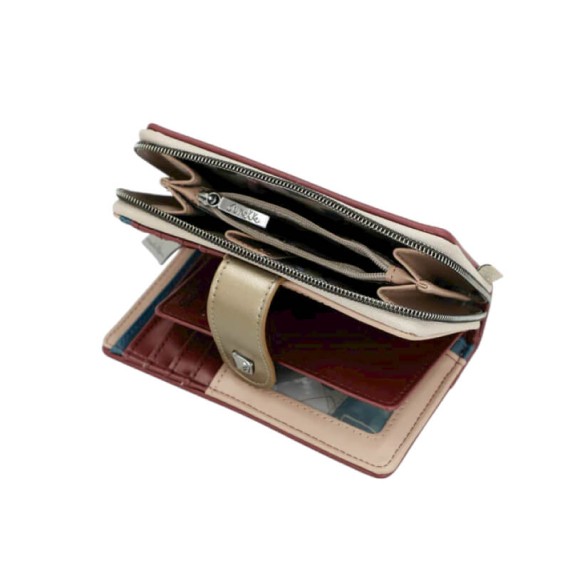 ANEKKE Carteira Média RFID Evolution Bege | Ref. 280.41779-909