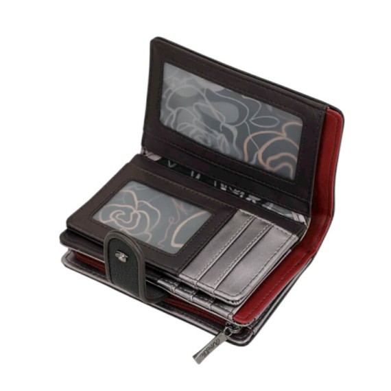 ANEKKE Carteira Média RFID Mademoiselle Preta | Ref. 280.41809-902