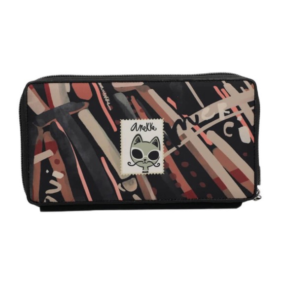 ANEKKE Carteira Passaporte RFID Parisian Preta | Ref. 280.41589-001