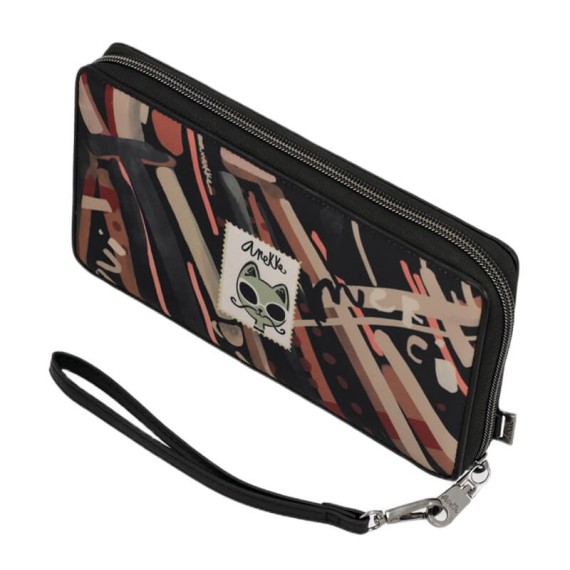 ANEKKE Carteira Passaporte RFID Parisian Preta | Ref. 280.41589-001