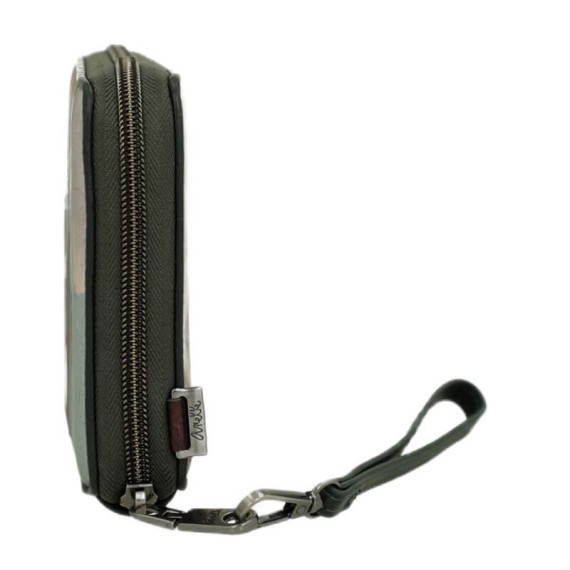 ANEKKE Carteira Passaporte RFID Real Verde | Ref. 280.41579-002