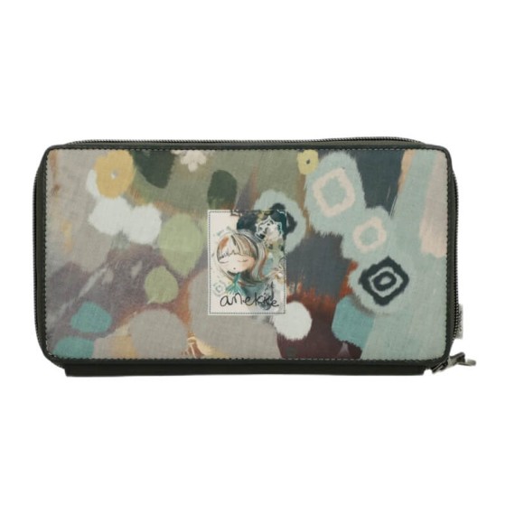 ANEKKE Carteira Passaporte RFID Real Verde | Ref. 280.41579-002