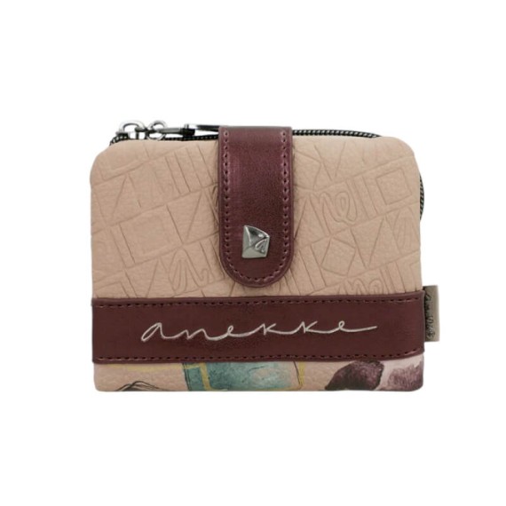 ANEKKE Carteira Pequena RFID Evolution Bege | Ref. 280.41779-910
