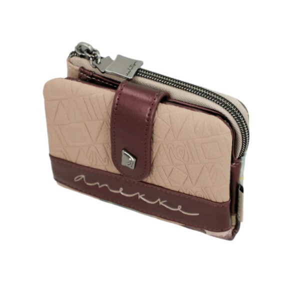 ANEKKE Carteira Pequena RFID Evolution Bege | Ref. 280.41779-910