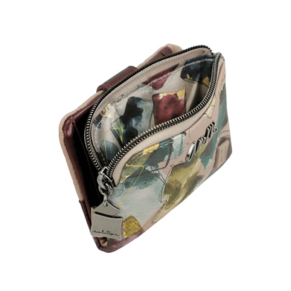 ANEKKE Carteira Pequena RFID Evolution Bege | Ref. 280.41779-910