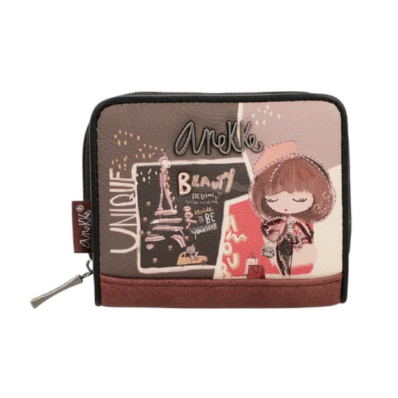 ANEKKE Carteira Pequena RFID Mademoiselle Preta | Ref. 280.41809-903